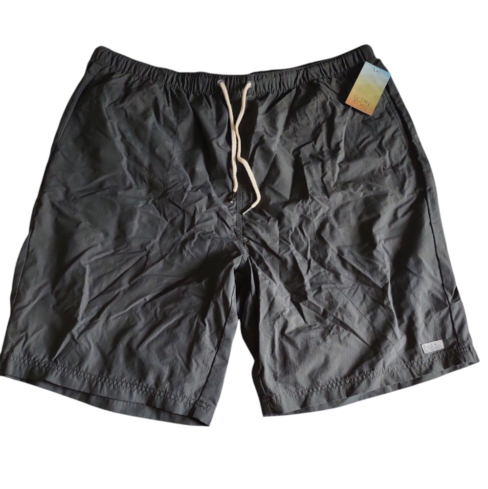 Ocean + Coast 2XLT Grey Nylon Shorts